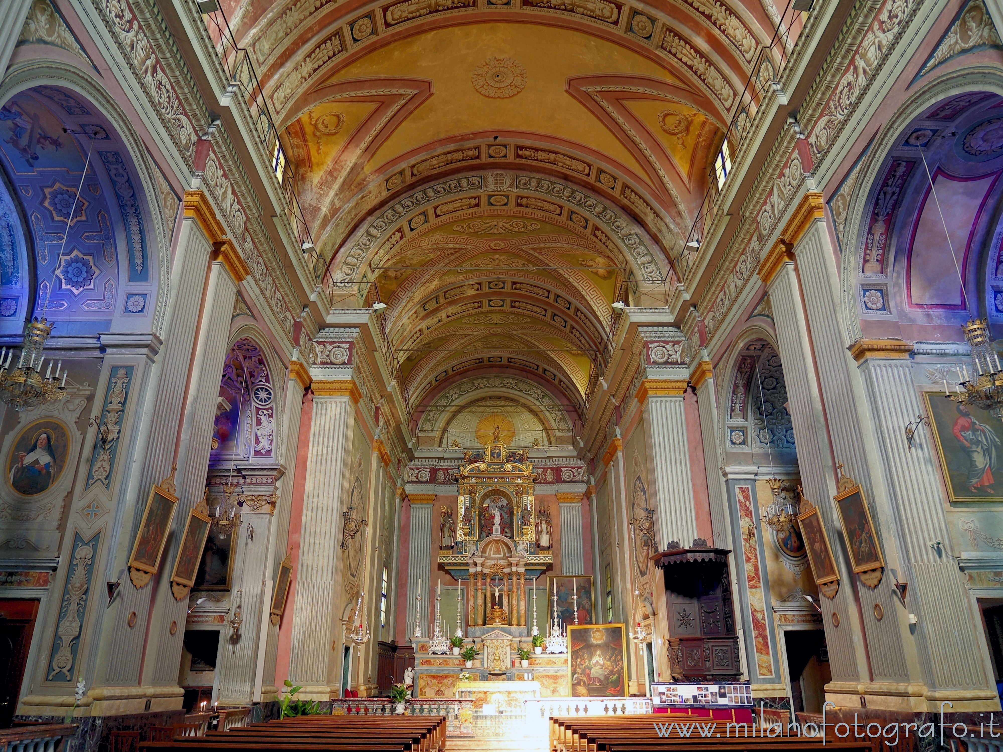 Candelo (Biella, Italy) - Interior of the Church of Saint Lorenz